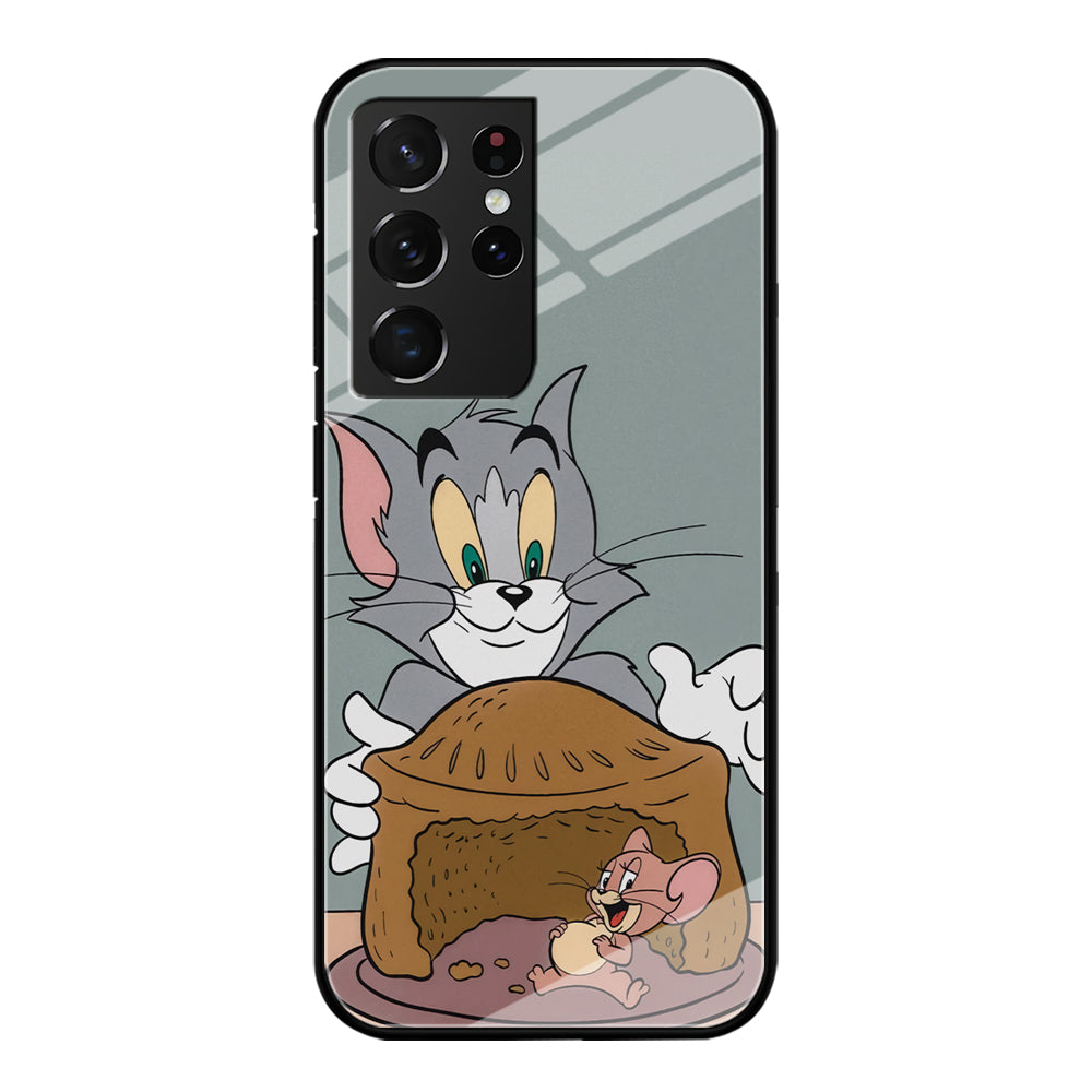 Tom And Jerry Pie Dinner Samsung Galaxy S21 Ultra Case