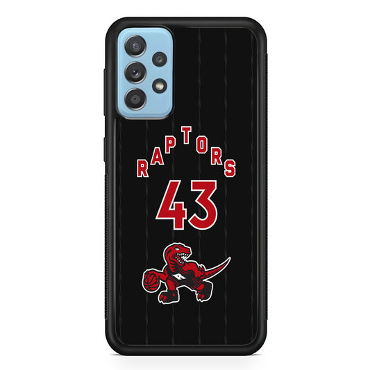 Toronto Raptors on 43 Jersey Samsung Galaxy A52 Case