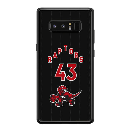 Toronto Raptors on 43 Jersey Samsung Galaxy Note 8 Case