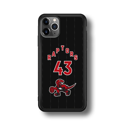 Toronto Raptors on 43 Jersey iPhone 11 Pro Case