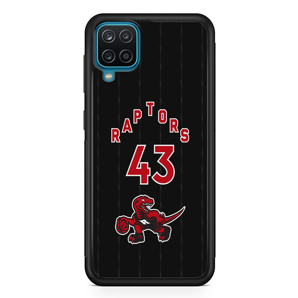 Toronto Raptors on 43 Jersey Samsung Galaxy A12 Case
