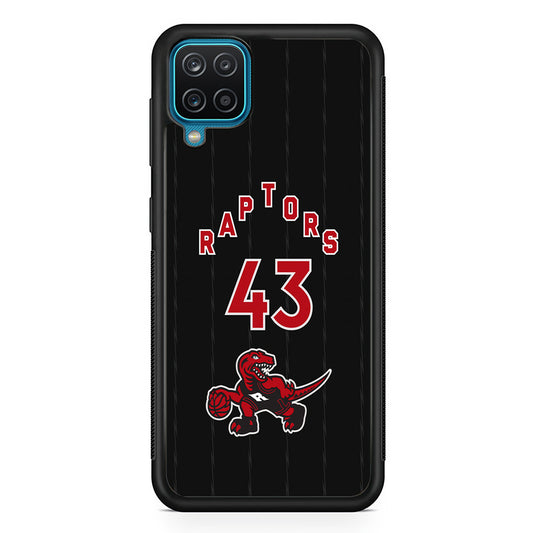 Toronto Raptors on 43 Jersey Samsung Galaxy A12 Case
