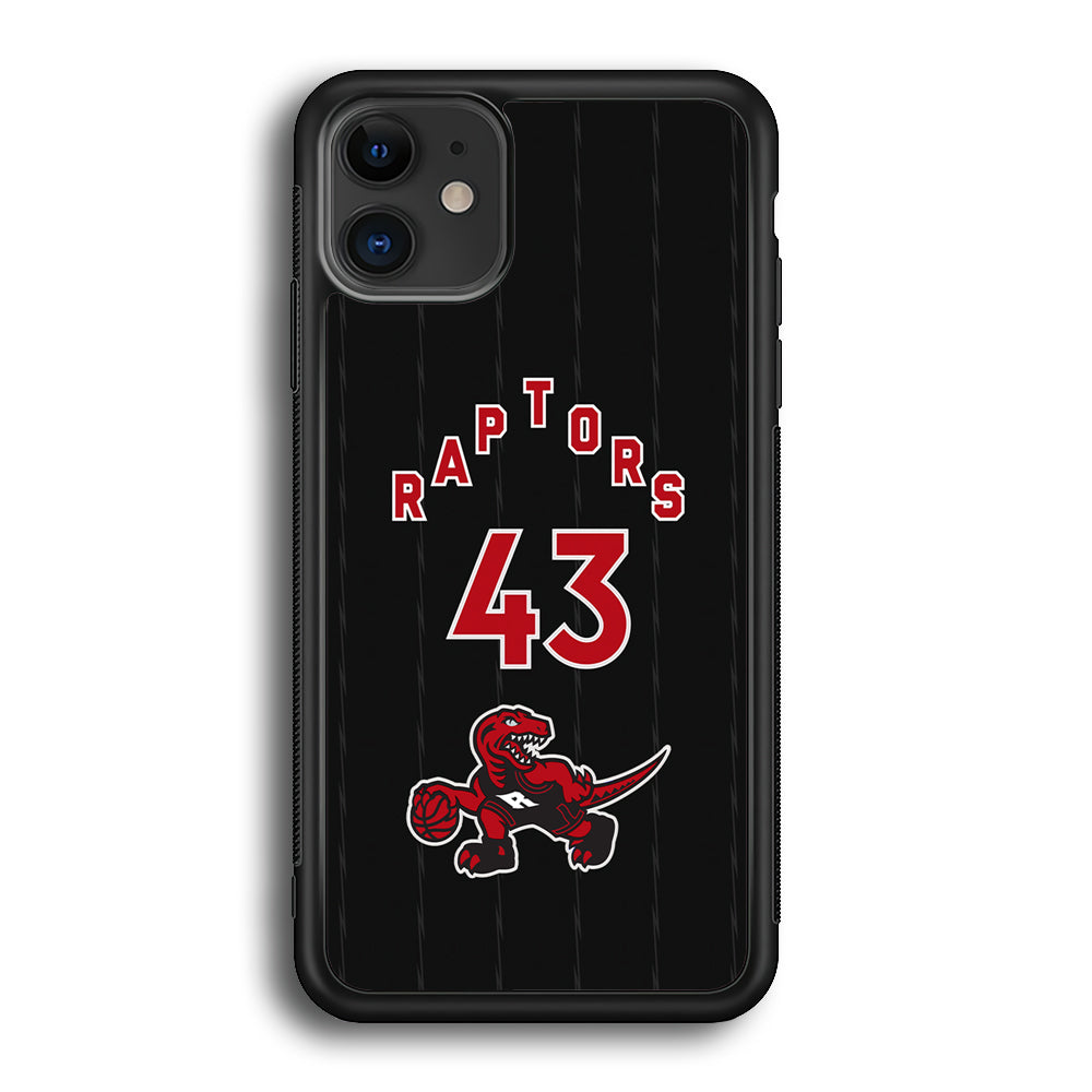 Toronto Raptors on 43 Jersey iPhone 12 Case