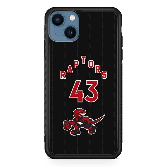 Toronto Raptors on 43 Jersey iPhone 13 Case