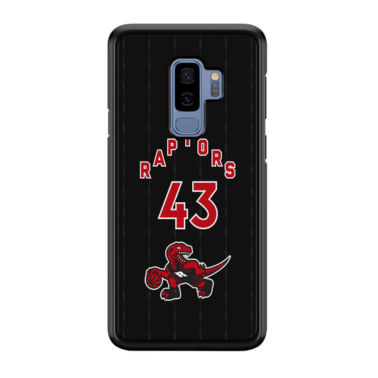 Toronto Raptors on 43 Jersey Samsung Galaxy S9 Plus Case