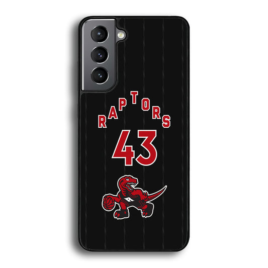 Toronto Raptors on 43 Jersey Samsung Galaxy S21 Plus Case - Carneyforia