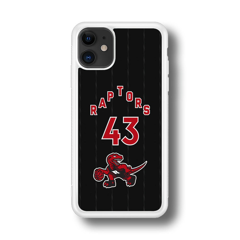 Toronto Raptors on 43 Jersey iPhone 11 Case