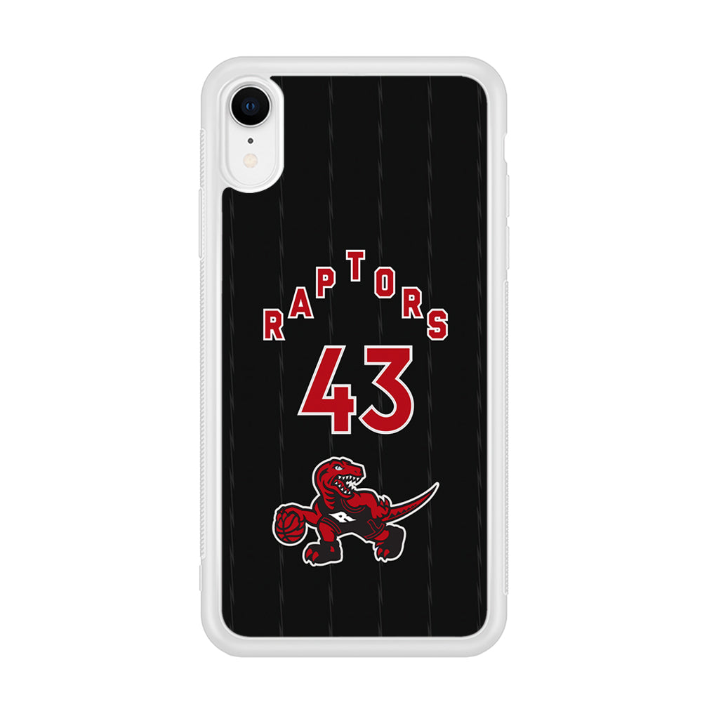 Toronto Raptors on 43 Jersey iPhone XR Case
