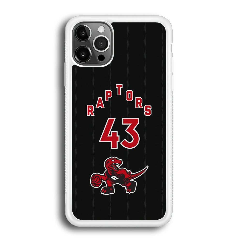 Toronto Raptors on 43 Jersey iPhone 12 Pro Case