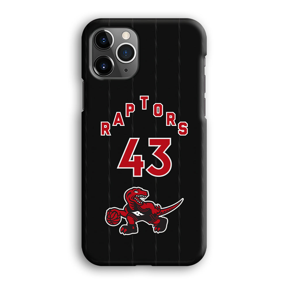 Toronto Raptors on 43 Jersey iPhone 12 Pro Case