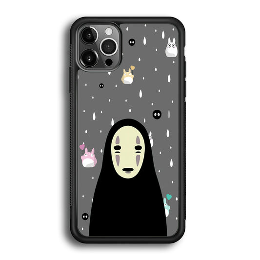 Totoro Kaonashi Close Up iPhone 12 Pro Case