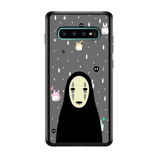 Totoro Kaonashi Close Up Samsung Galaxy S10 Plus Case
