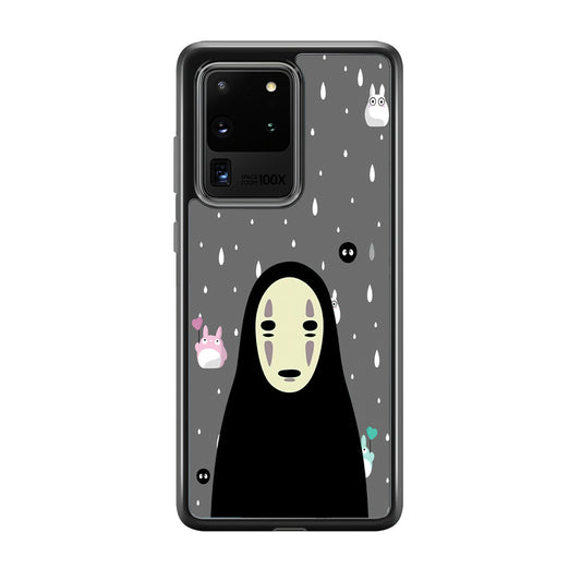 Totoro Kaonashi Close Up Samsung Galaxy S20 Ultra Case