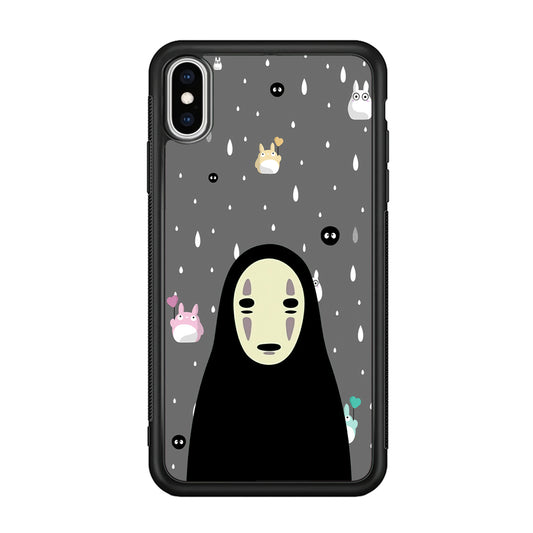 Totoro Kaonashi Close Up iPhone XS Case