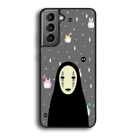 Totoro Kaonashi Close Up Samsung Galaxy S21 Plus Case - Carneyforia