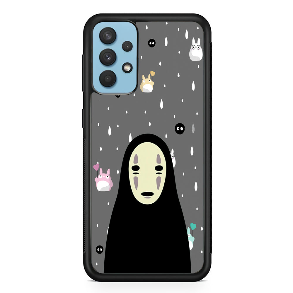 Totoro Kaonashi Close Up Samsung Galaxy A32 Case