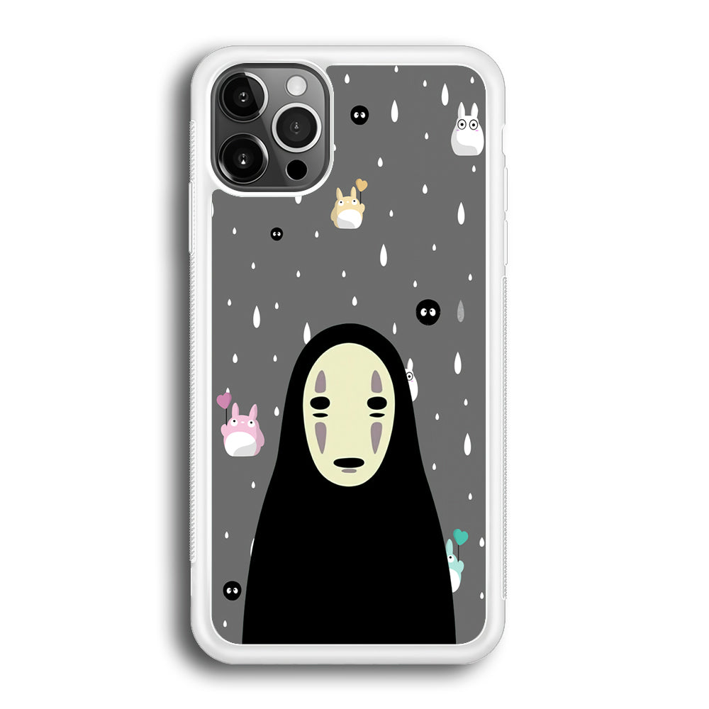 Totoro Kaonashi Close Up iPhone 12 Pro Case