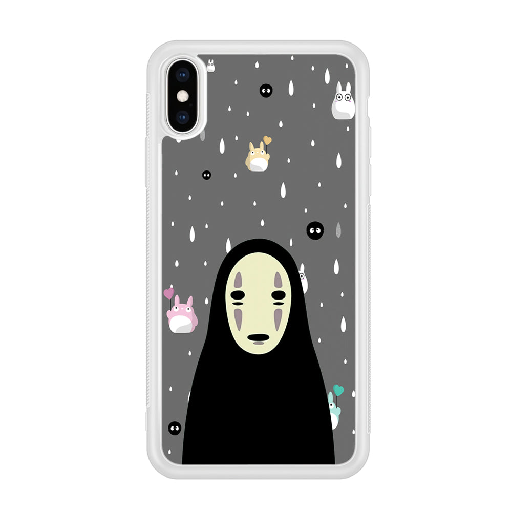 Totoro Kaonashi Close Up iPhone X Case