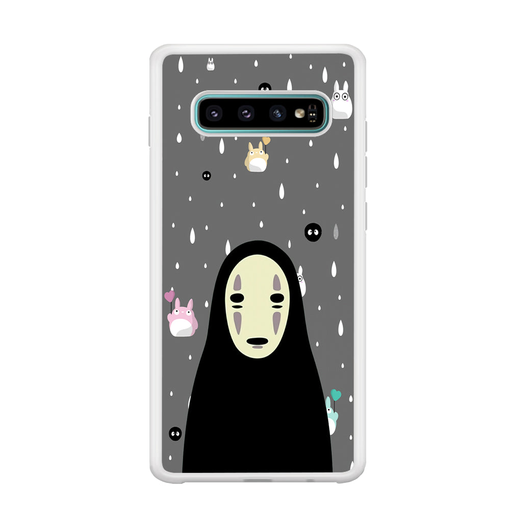 Totoro Kaonashi Close Up Samsung Galaxy S10 Case