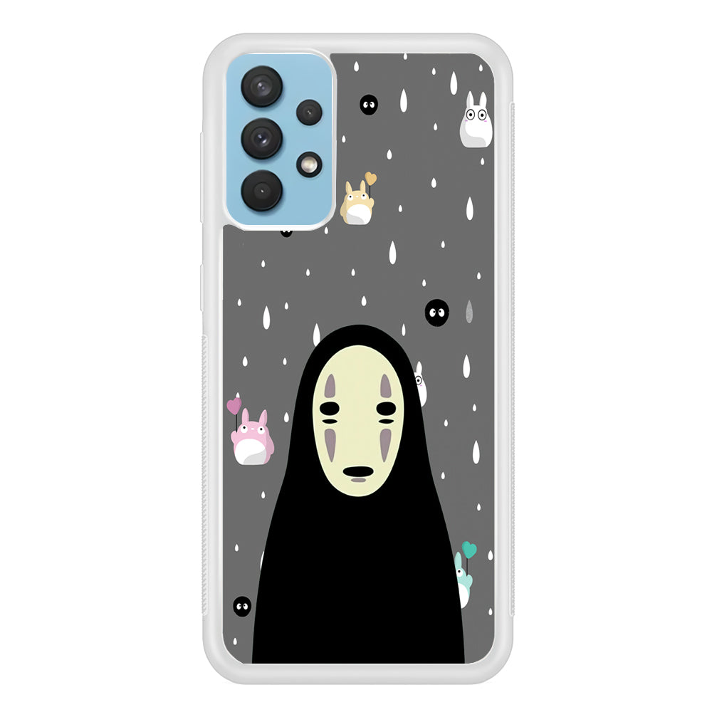 Totoro Kaonashi Close Up Samsung Galaxy A32 Case