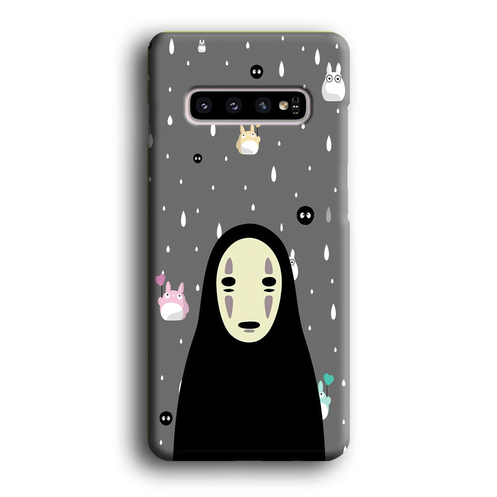 Totoro Kaonashi Close Up Samsung Galaxy S10 Case