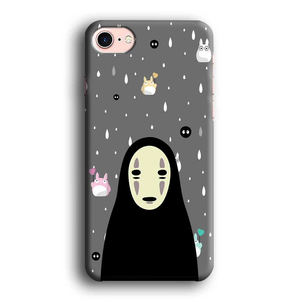 Totoro Kaonashi Close Up iPhone 8 Case