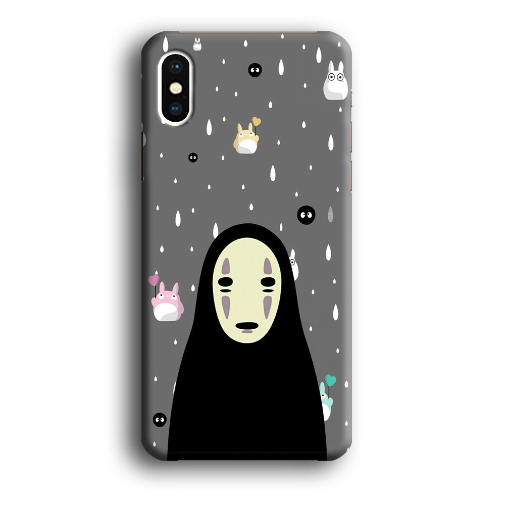 Totoro Kaonashi Close Up iPhone X Case