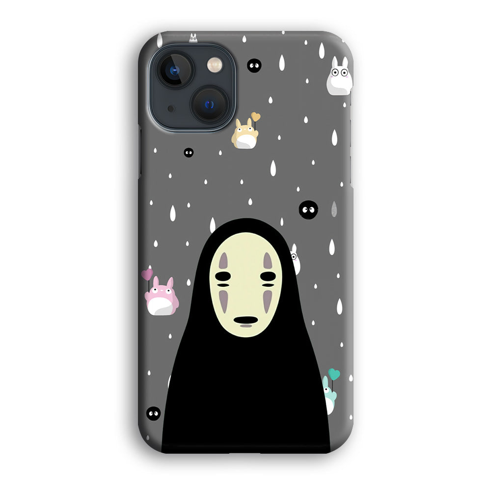 Totoro Kaonashi Close Up iPhone 13 Case