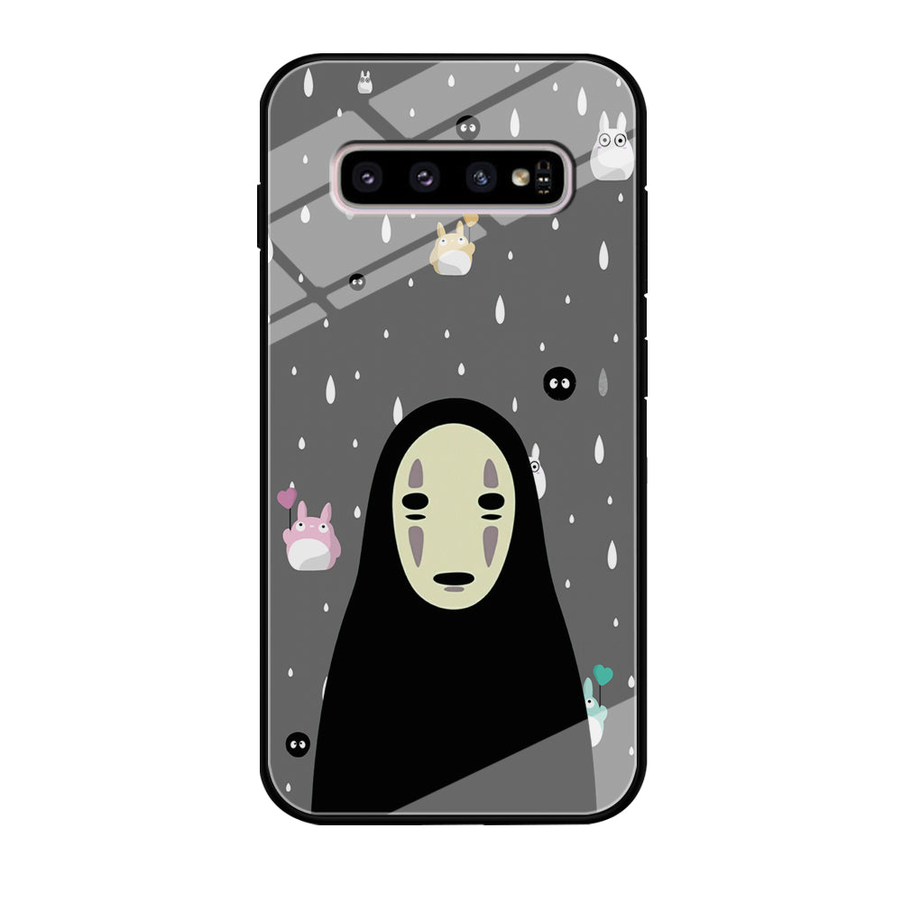 Totoro Kaonashi Close Up Samsung Galaxy S10 Case