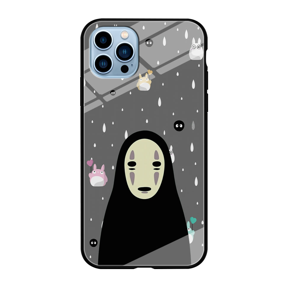 Totoro Kaonashi Close Up iPhone 12 Pro Case