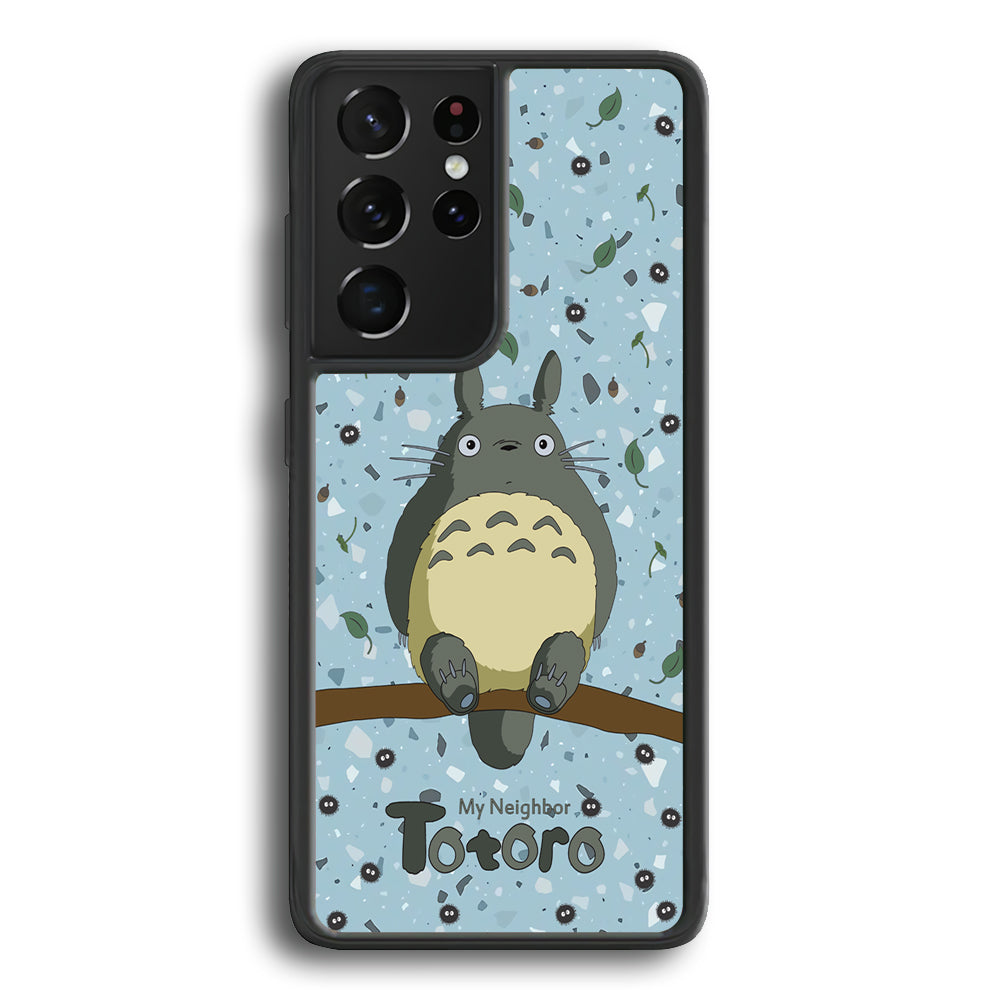 Totoro Sit and Relax Samsung Galaxy S21 Ultra Case