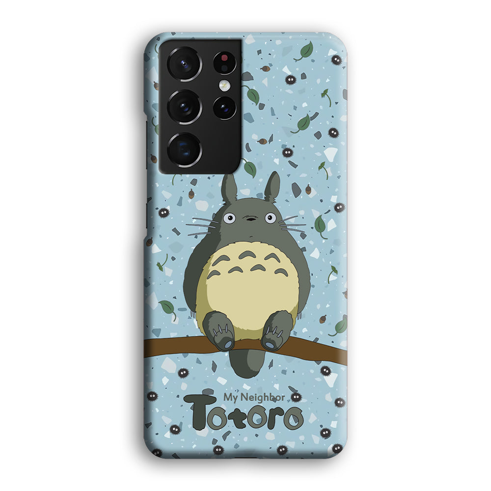 Totoro Sit and Relax Samsung Galaxy S21 Ultra Case