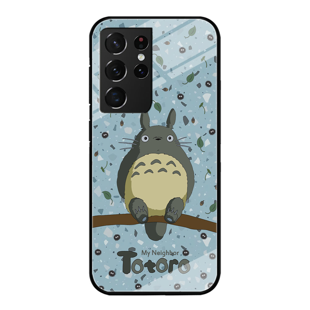 Totoro Sit and Relax Samsung Galaxy S21 Ultra Case