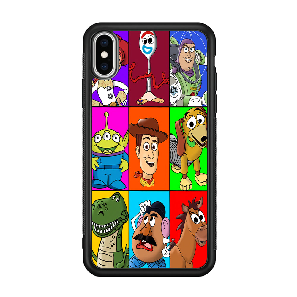 Toy Story Collage Character iPhone X Case