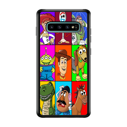 Toy Story Collage Character Samsung Galaxy S10 Plus Case