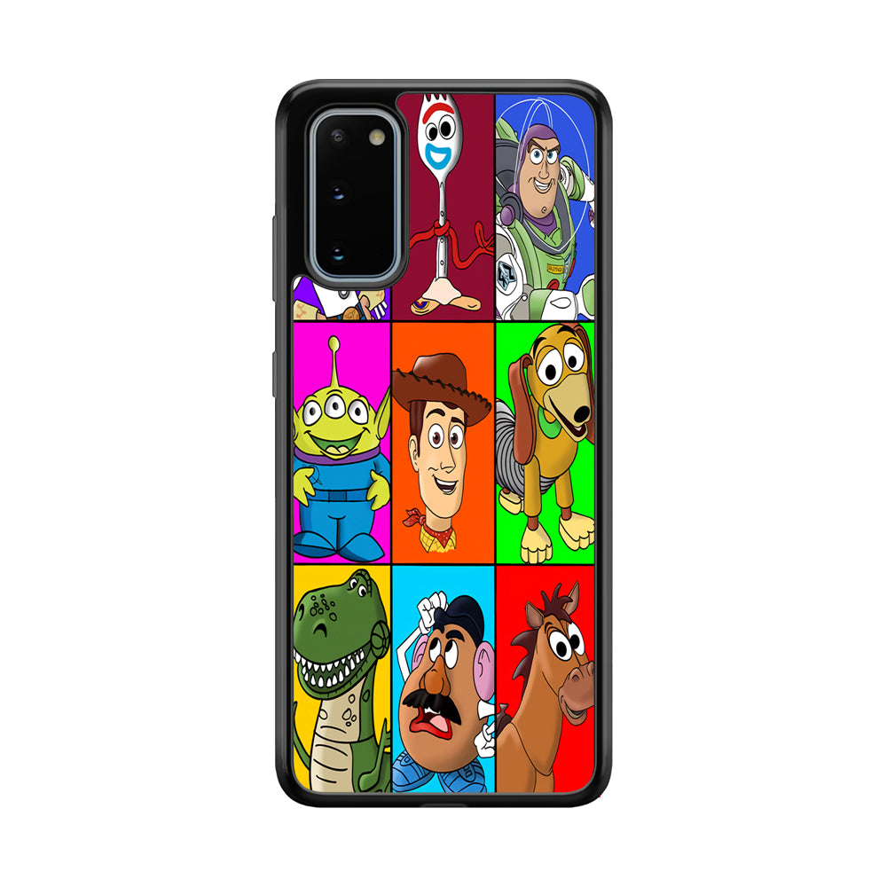 Toy Story Collage Character Samsung Galaxy S20 Case