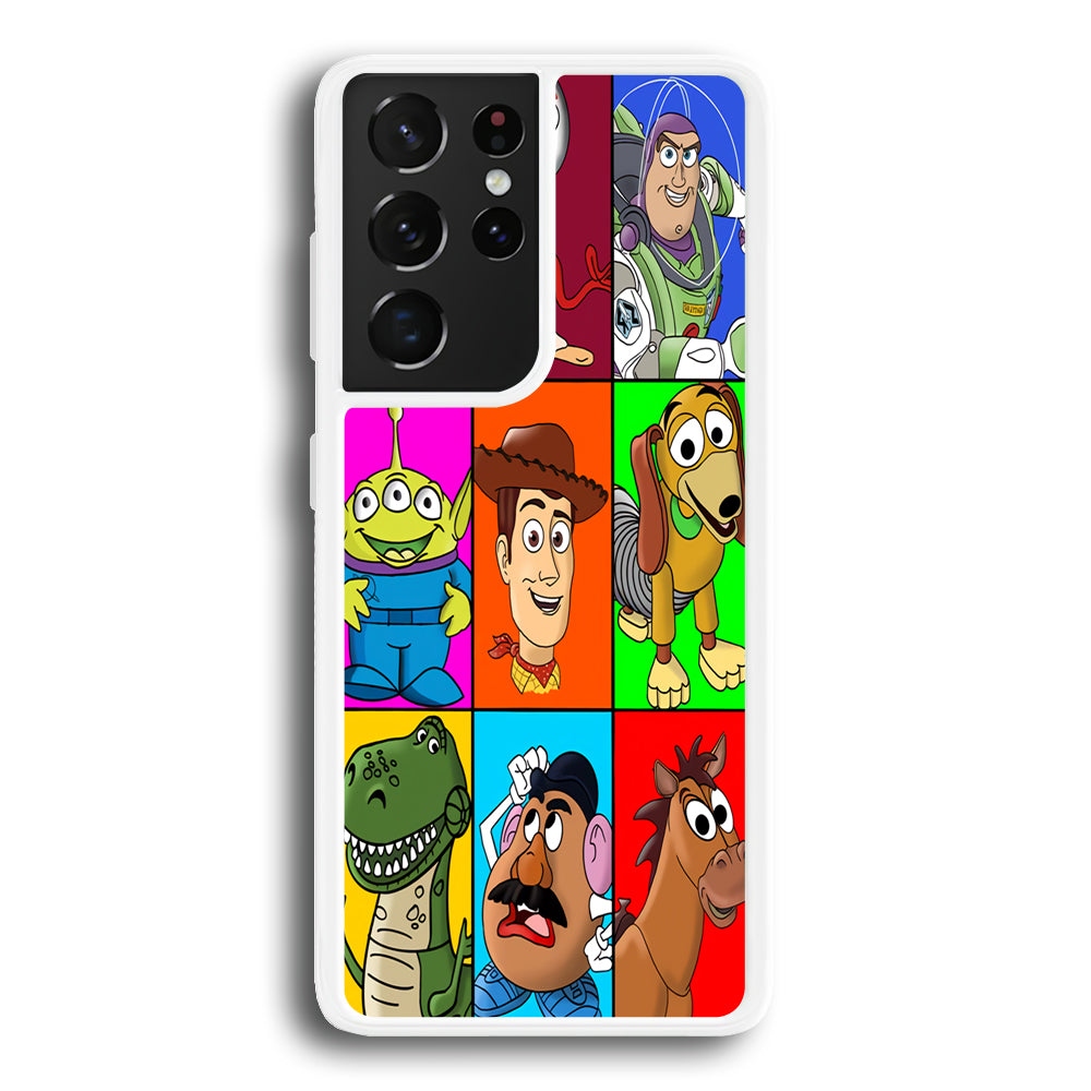 Toy Story Collage Character Samsung Galaxy S21 Ultra Case