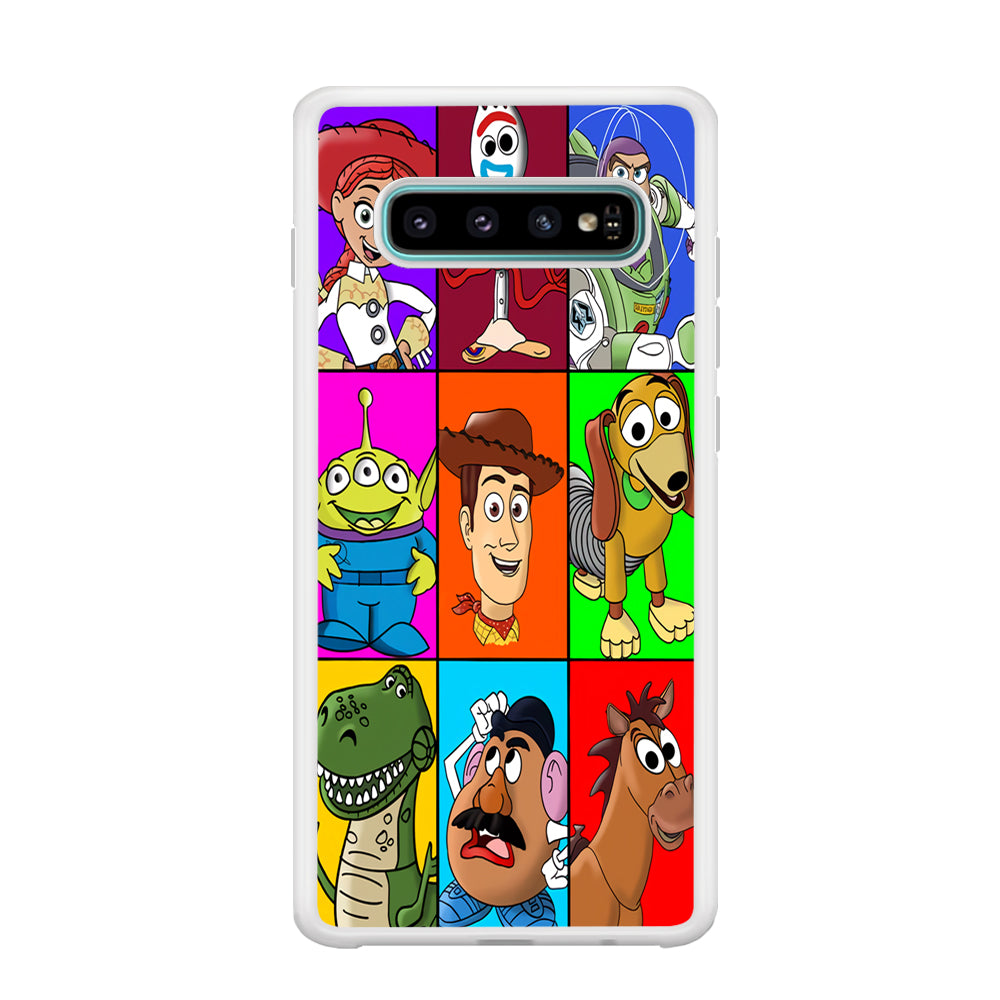 Toy Story Collage Character Samsung Galaxy S10 Case