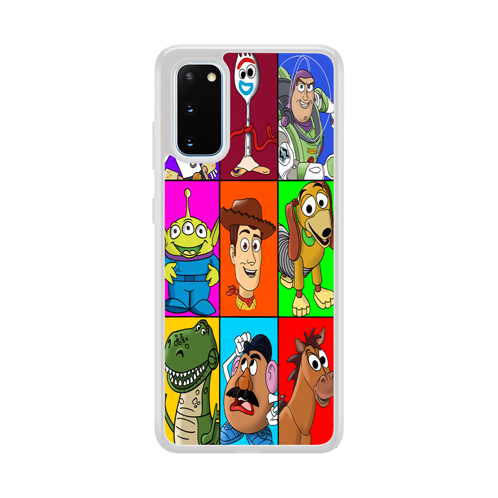 Toy Story Collage Character Samsung Galaxy S20 Case