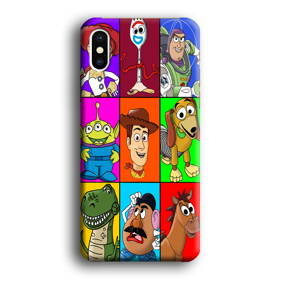 Toy Story Collage Character iPhone X Case