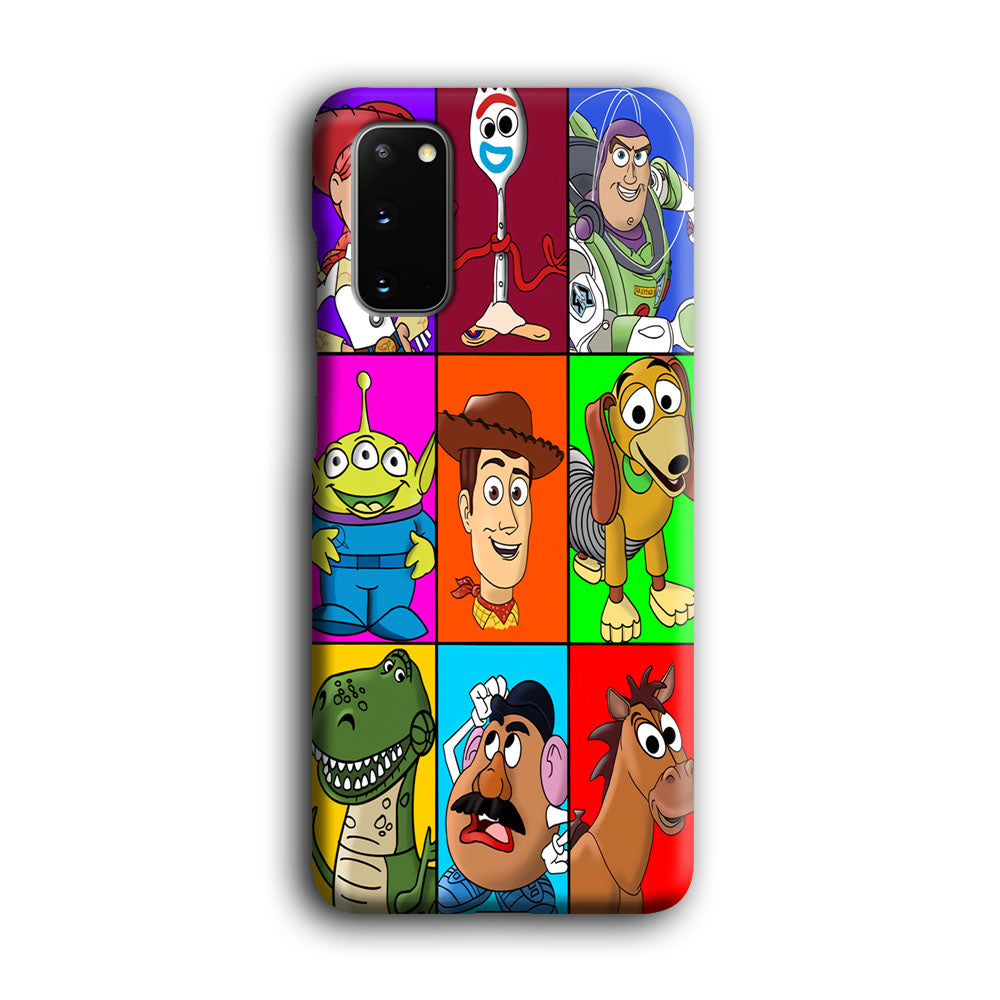 Toy Story Collage Character Samsung Galaxy S20 Case