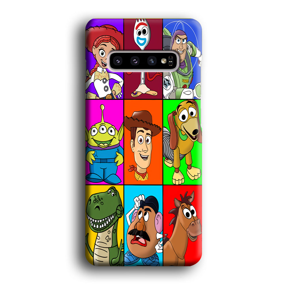 Toy Story Collage Character Samsung Galaxy S10 Case