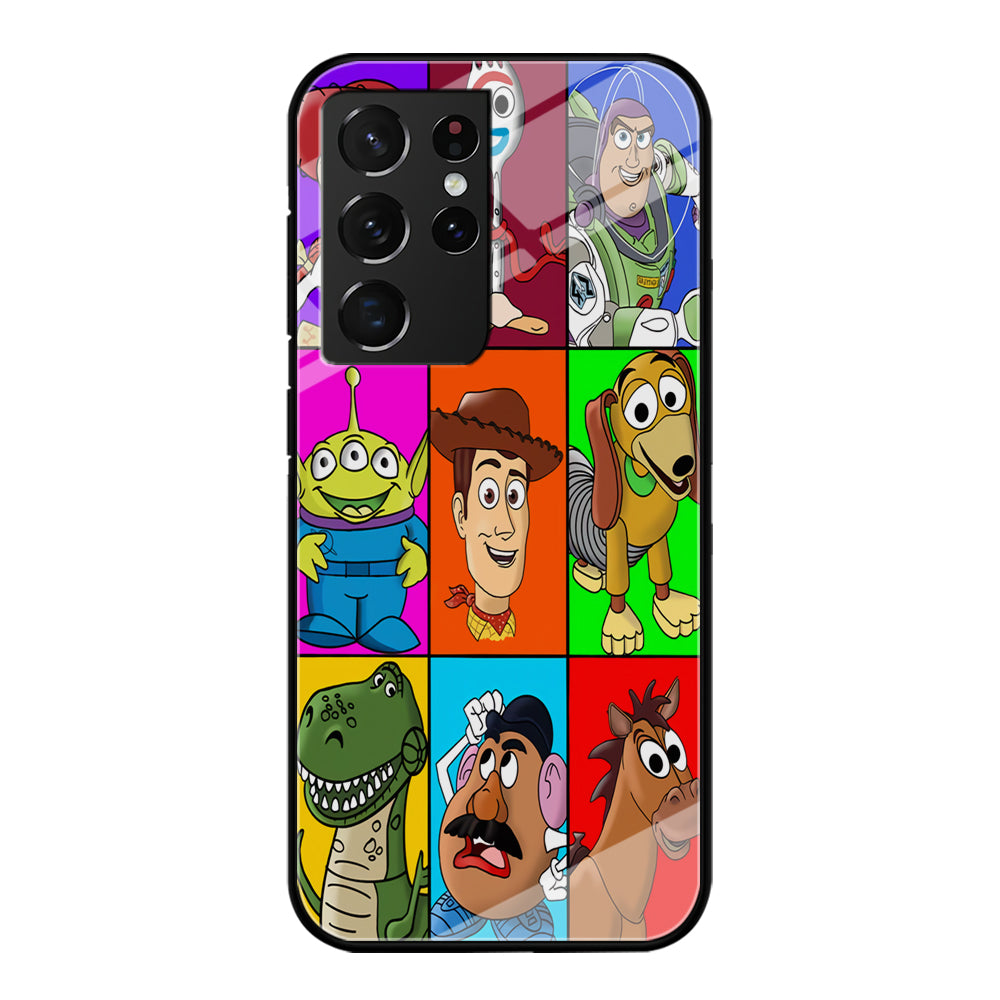 Toy Story Collage Character Samsung Galaxy S21 Ultra Case