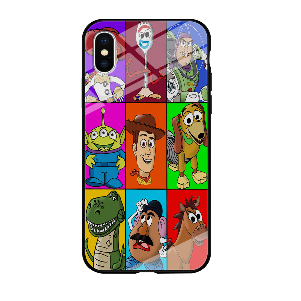 Toy Story Collage Character iPhone X Case