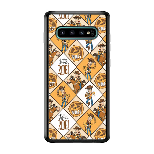 Toy Story Sheriff Woody Samsung Galaxy S10 Case