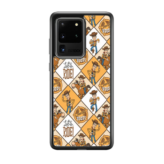 Toy Story Sheriff Woody Samsung Galaxy S20 Ultra Case