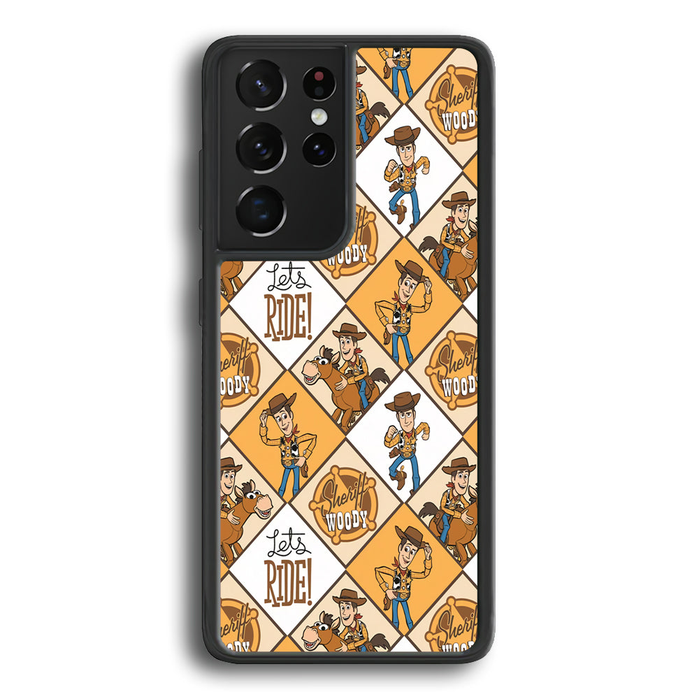 Toy Story Sheriff Woody Samsung Galaxy S21 Ultra Case