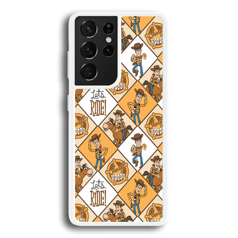 Toy Story Sheriff Woody Samsung Galaxy S21 Ultra Case