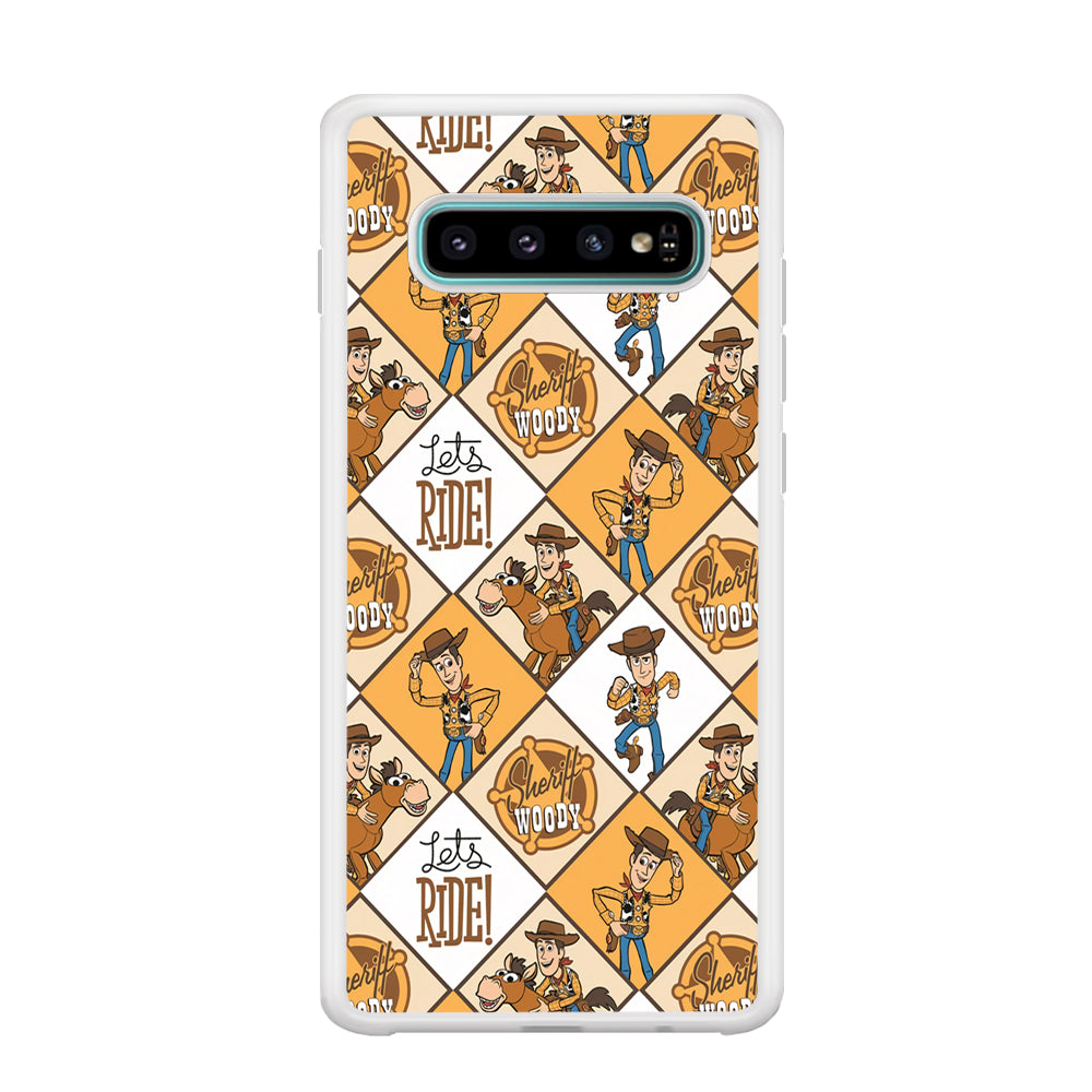 Toy Story Sheriff Woody Samsung Galaxy S10 Case