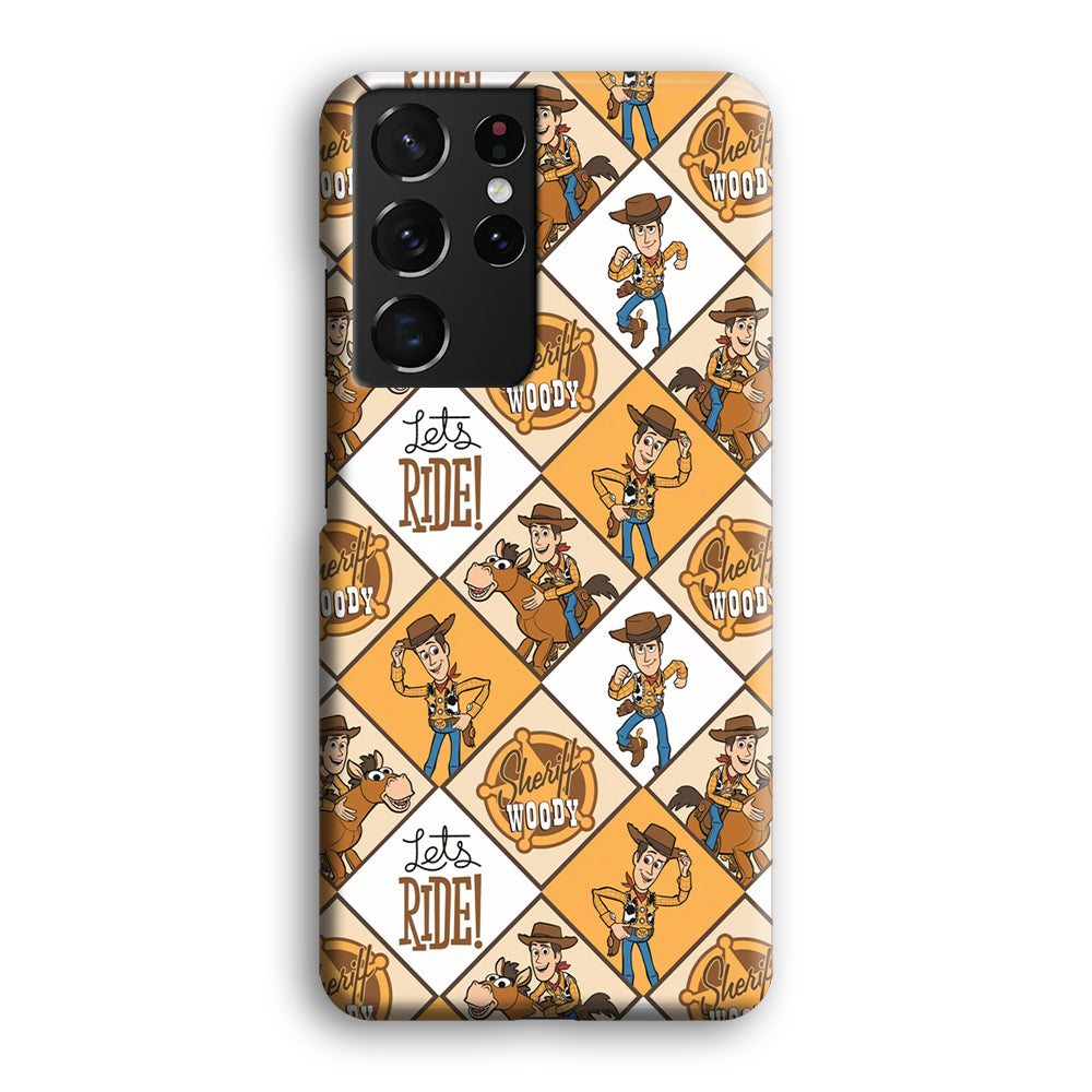 Toy Story Sheriff Woody Samsung Galaxy S21 Ultra Case